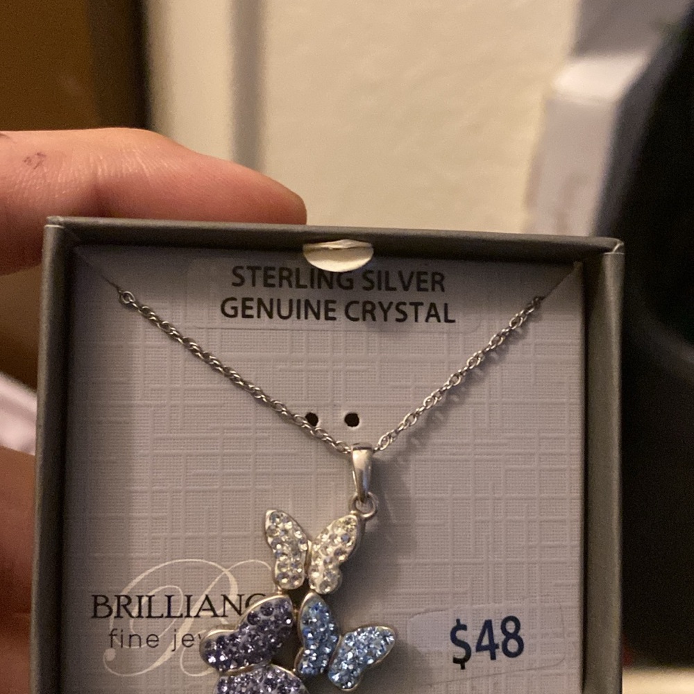 Sterling Silver Butterfly Necklace